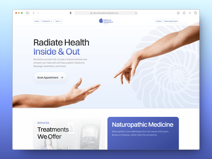 Cover image for Yaletown Integrative Clinic - Website Design & Development