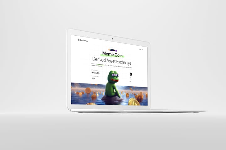 Cover image for UI Design for MEME Coin NFT Landing Page