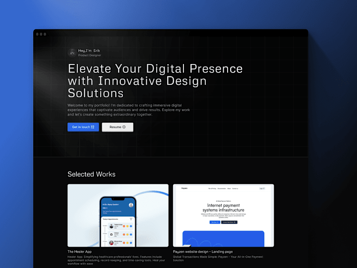 Cover image for Vfolio - Portfolio Template for Framer