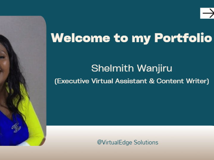 Cover image for Shelmith Wanjiru (E.V.A) Portfolio Presentation