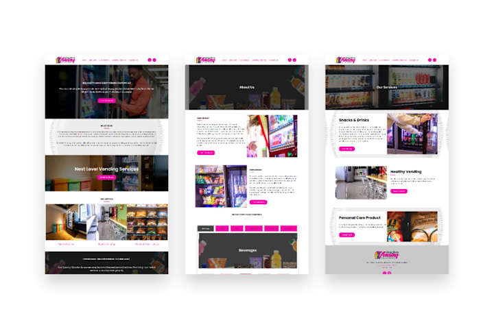 Cover image for Vending Machine Business Website Design and Optimization