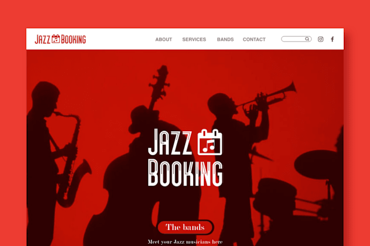 Cover image for Jazz Booking Website