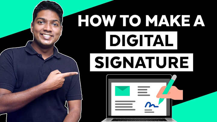 Cover image for How to make Electronic Signature - YouTube