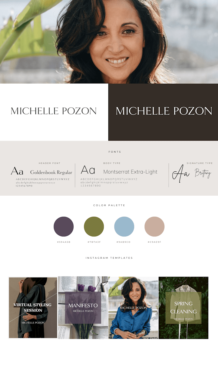 Cover image for Michelle Pozon | Visual Brand Identity