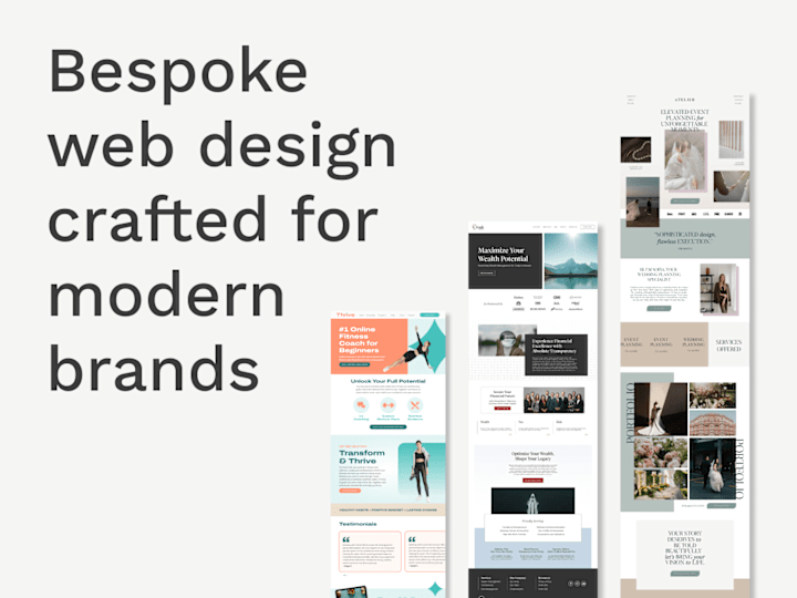 Cover image for Premium Website Design + Development for Modern Brands