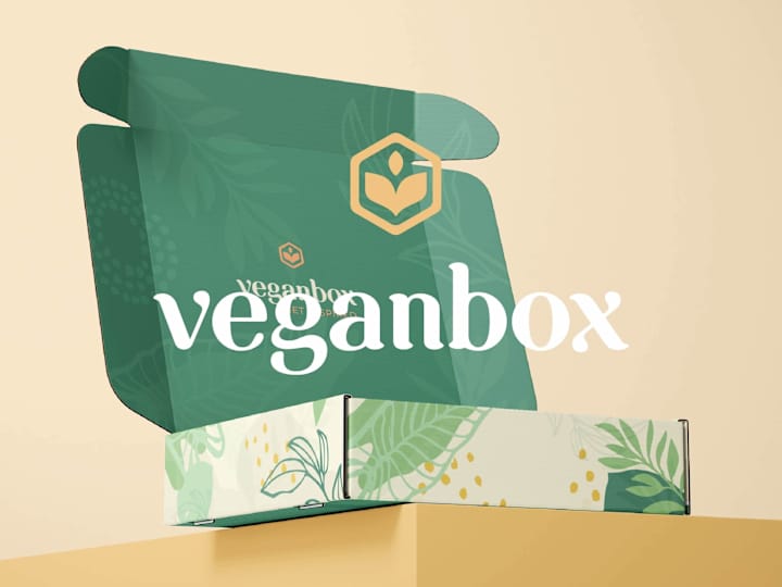 Cover image for Vegan Box > vegetarian healthy food Branding and Packaging