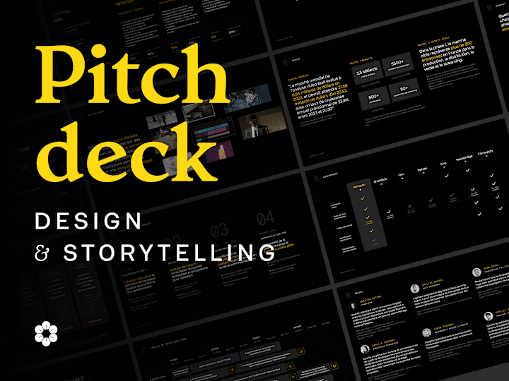 Cover image for Pitch deck - design & storytelling