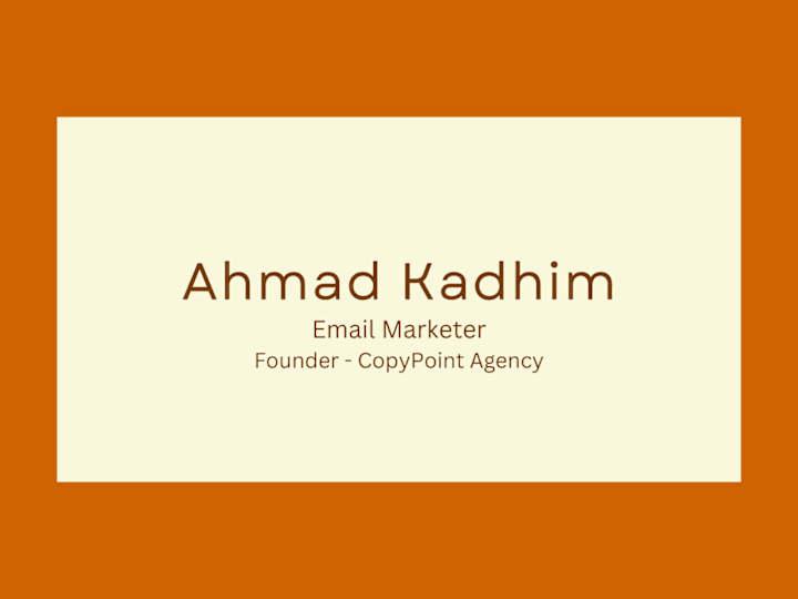 Cover image for Email Marketing