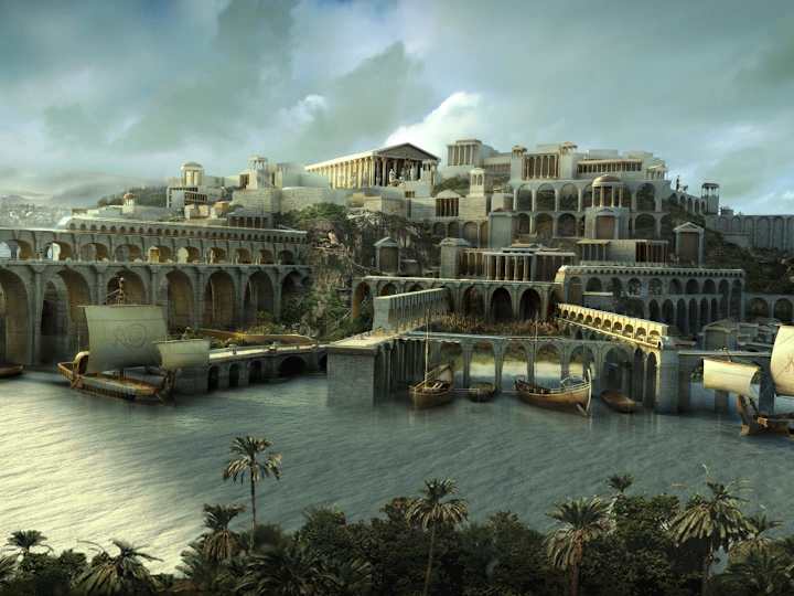 Cover image for The Lost City of Atlantis: Myth or Reality? Uncovering Ancient 