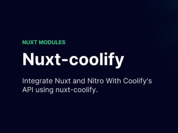 Cover image for Official Nuxt Coolify Module: Deploy & Provision