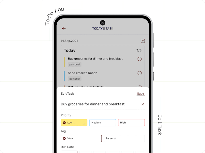 Cover image for Task Management App UI – Intuitive To-Do List Experience 📋