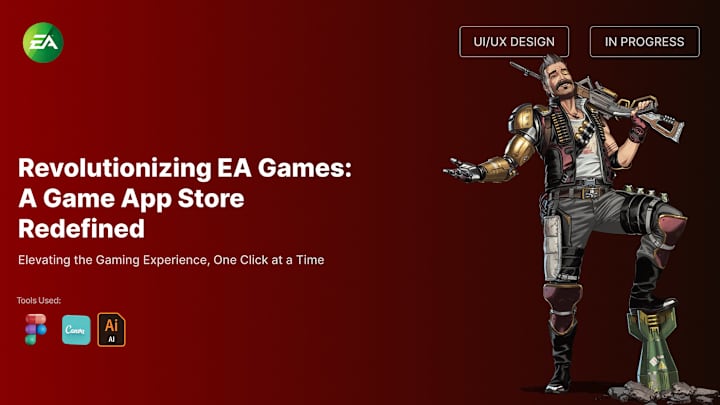 Cover image for EA Games Hub Redesign on Behance