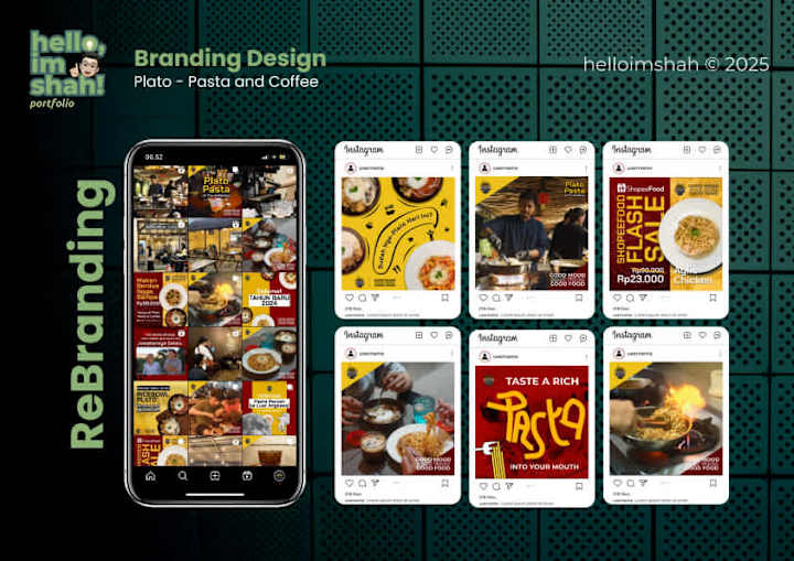 Cover image for Rebranding Social Media Design for Pasta Restaurant