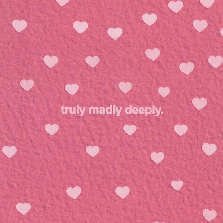 Cover image for "truly madly deeply" - Poster Design