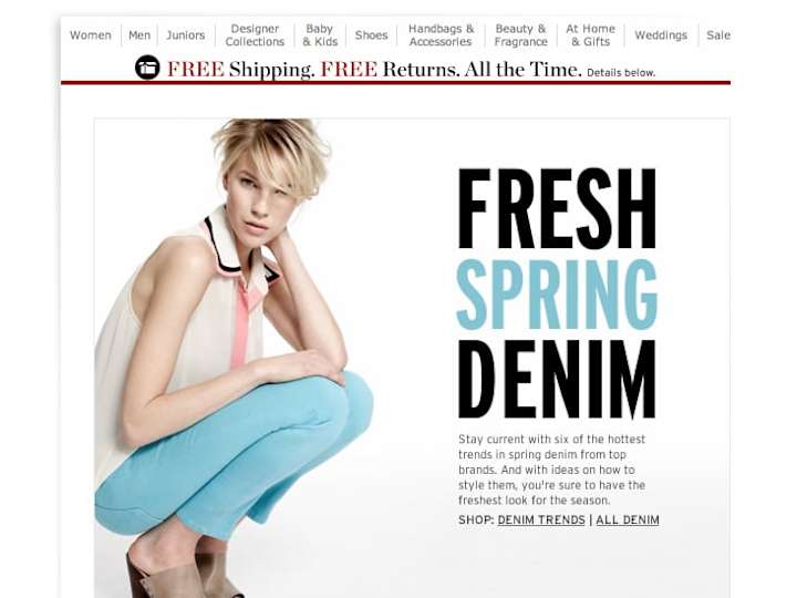 Cover image for Web Design - Nordstrom