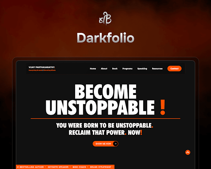 Cover image for Darkfolio: Sleek, Responsive, and User-Centric Portfolio