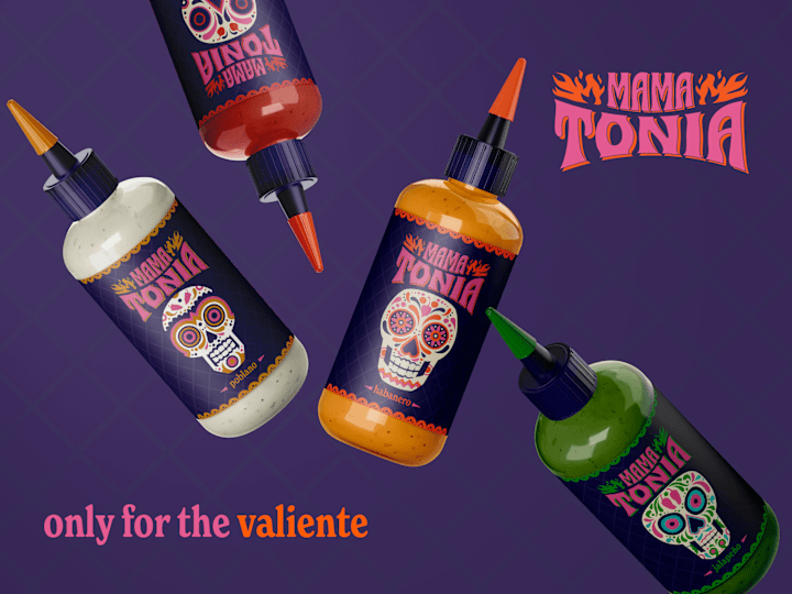 Cover image for Mama Tonia Hot Sauce Brand Concept