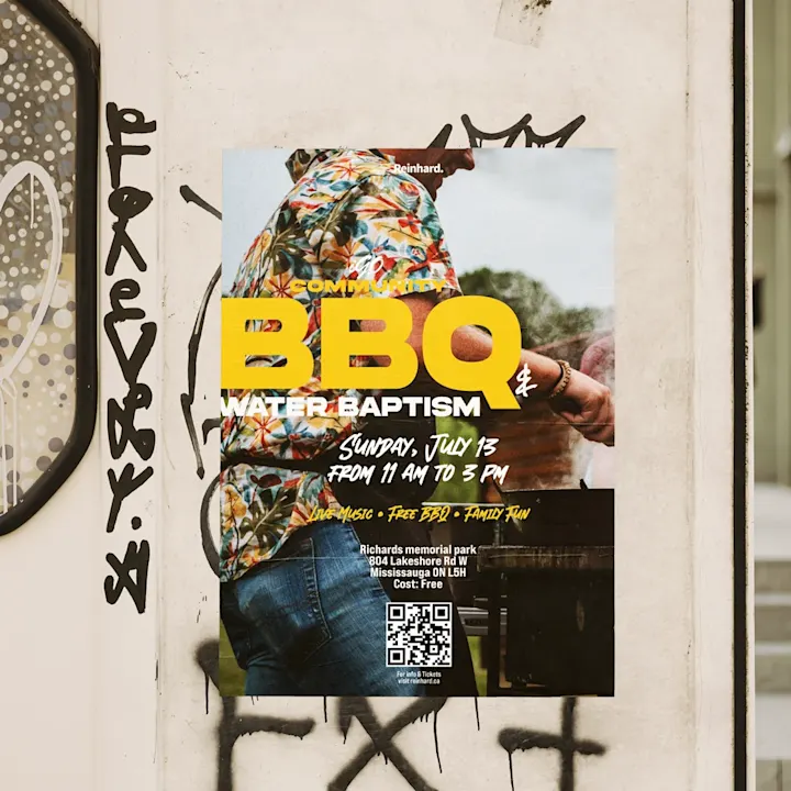 Cover image for Community BBQ & Water Baptism Promotion for iGo Church