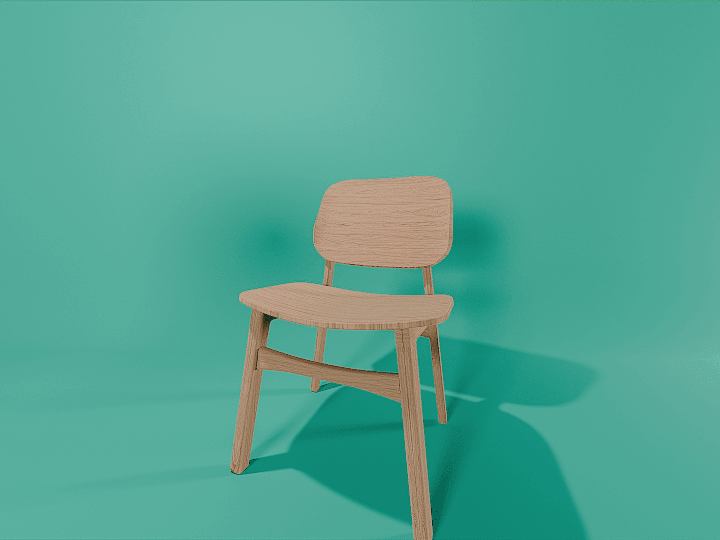 Cover image for Modern Wooden Chair Design in Blender