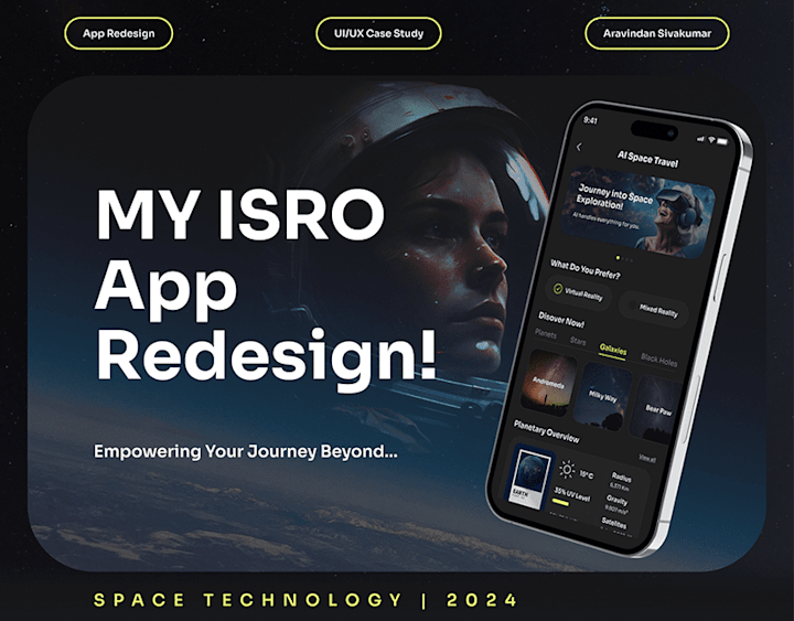 Cover image for ISRO App | UI/UX Redesign