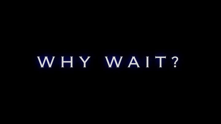 Cover image for "Why Wait?" Marketing Promo