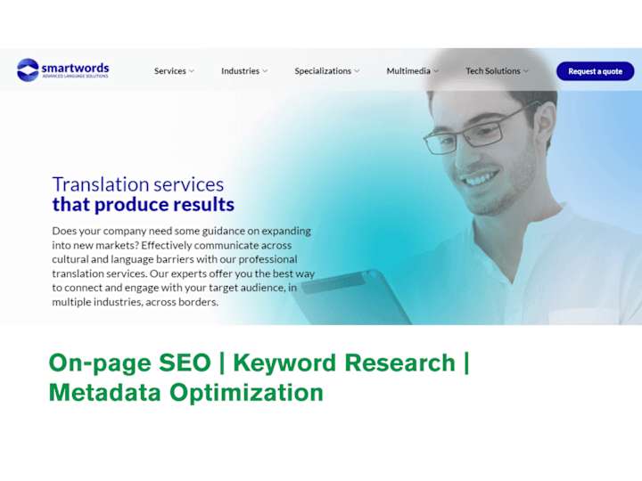 Cover image for On-Page SEO for Smartwords