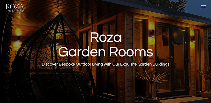 Cover image for Roza Garden Rooms - Website