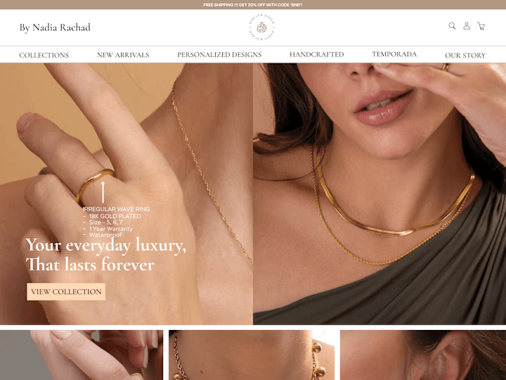 Cover image for E-commerce Jewelry Store Redesign