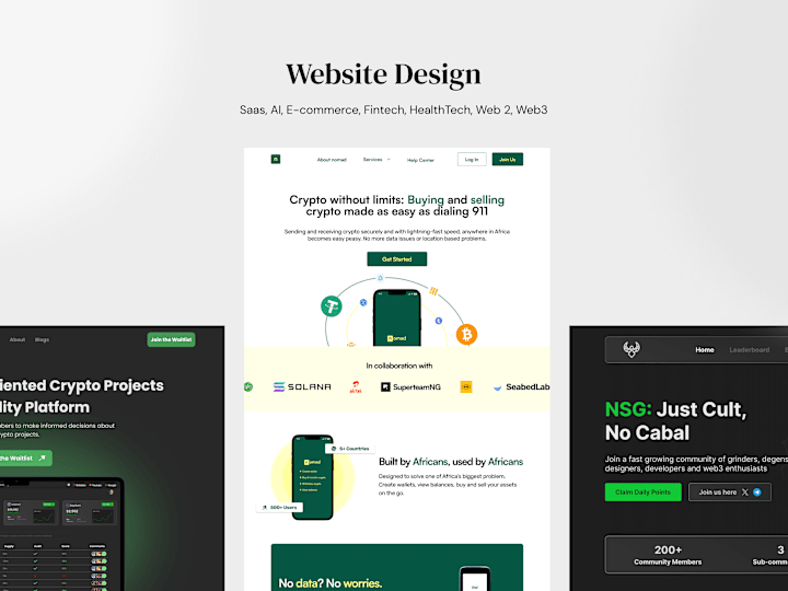 Cover image for WEBSITE UI/UX DESIGN