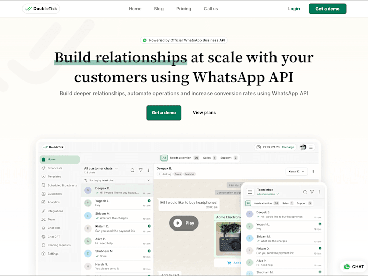 Cover image for Build relationships at scale with your customers using WhatsApp…