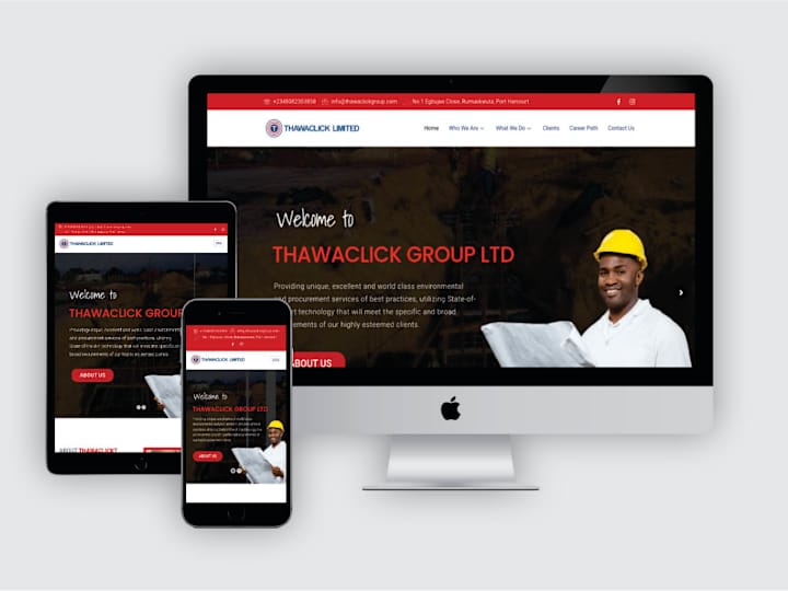 Cover image for Website Design and SEO for Thawaclick Group