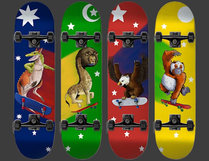 Cover image for Animal Hybrid Skateboards