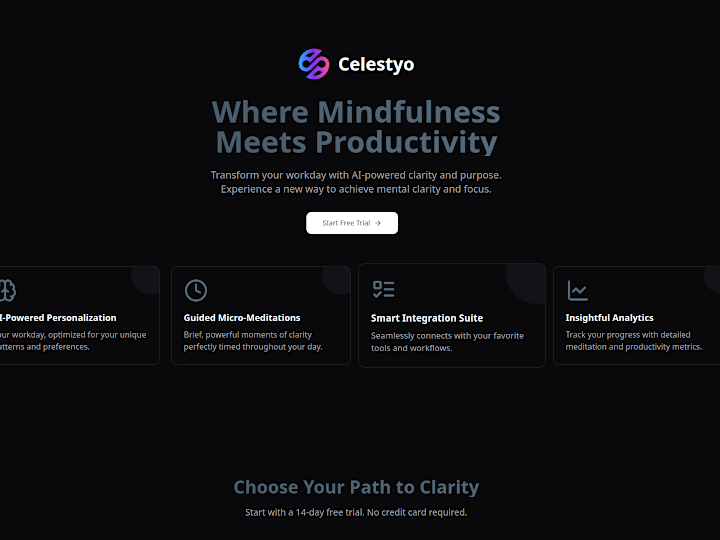 Cover image for Celestyo - AI-powered Wellness Platform