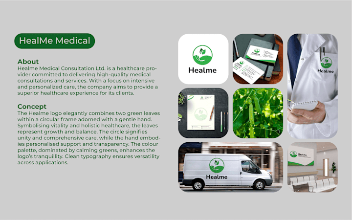 Cover image for Logo design - HealMe Medical