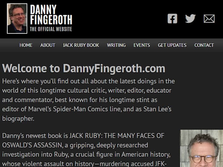 Cover image for DannyFingeroth.com