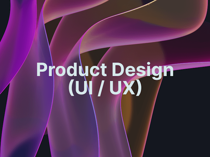 Cover image for Product Design (UI/UX)