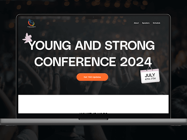 Cover image for YAS Conference Landing Page :: Behance