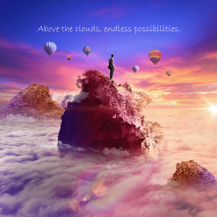 Cover image for Above the clouds Poster:: Behance