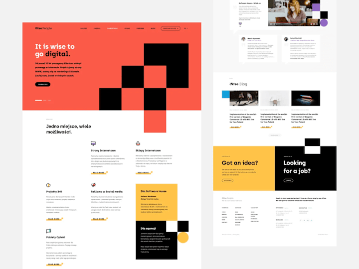 Cover image for Modern Landing Page for Wise People