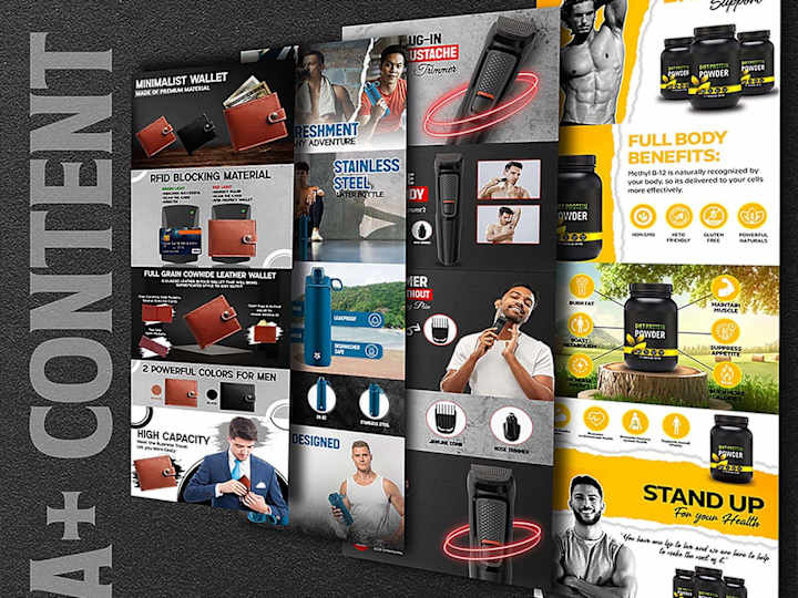Cover image for I will design amazon ebc and amazon listing images