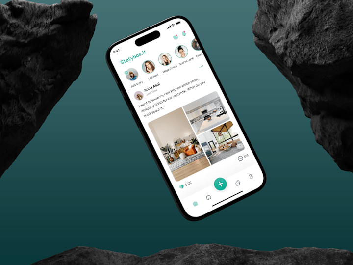 Cover image for UI/UX for Social Network + E-commerce IOS Mobile App Home Repair