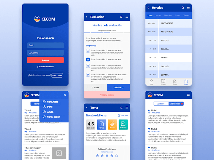 Cover image for LSM Education mobile app - UX/UI