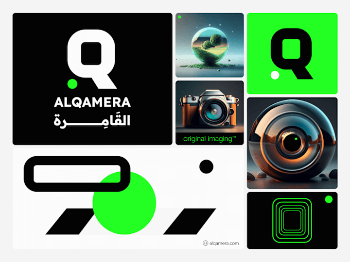 Cover image for alqamera™ - Logo & Identity