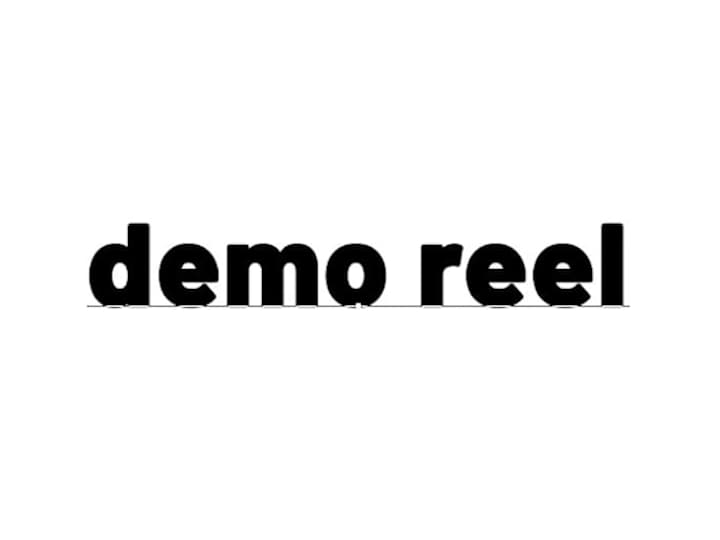 Cover image for demo reel 2023
