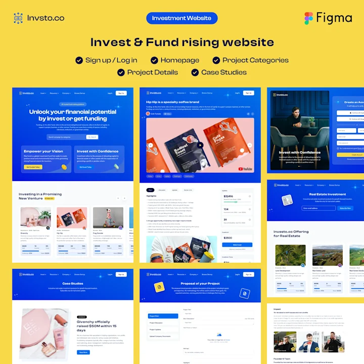 Cover image for Investo.co - Crowdfunding Website