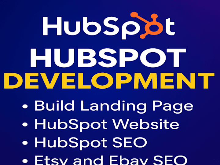 Cover image for Hubspot development build landing page design website SEO