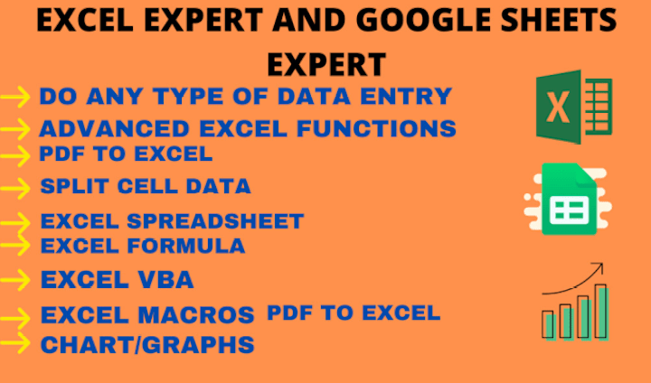 Cover image for I will microsoft excel expert, ms office, ms word, data entry, …