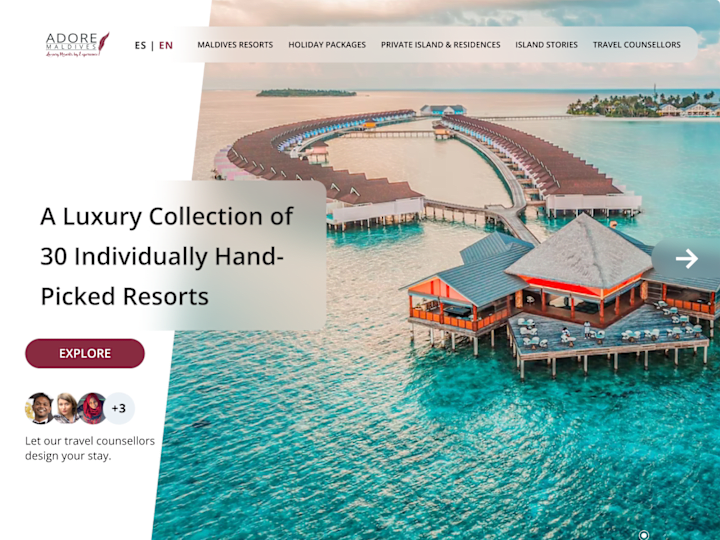 Cover image for Luxury Travel Agency Web Redesign