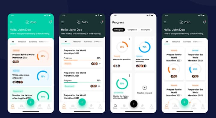 Cover image for I will do creative mobile app design UI UX in figma