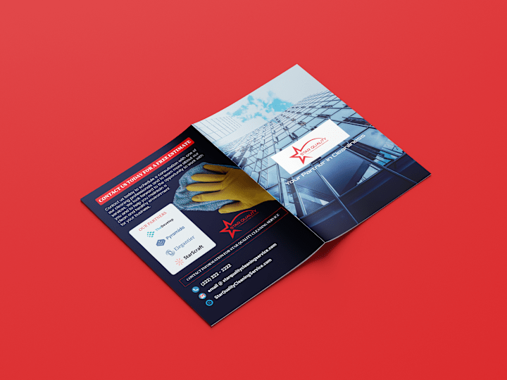 Cover image for Brochure for a cleaning company